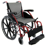 Karman S-Ergo 115 Lightweight Wheelchair-Mag Wheels-16" Seat-Red