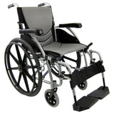 Karman S-Ergo 115 Lightweight Wheelchair-Mag Wheels-16" Seat-Silver