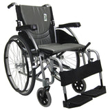 Karman S-Ergo 115 Lightweight Ergonomic Wheelchair-16" Seat-Silver