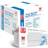 Synmax 42-40VN Powder Free Vinyl/Nitrile Blend Blue Exam Glove-Large-1000/Case