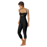 Marena Recovery SFBHM Mid-Calf-Length Girdle with High-Back-2XL-Black