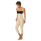 Marena Recovery SFBHM Mid-Calf-Length Girdle with High-Back-2XL-Beige