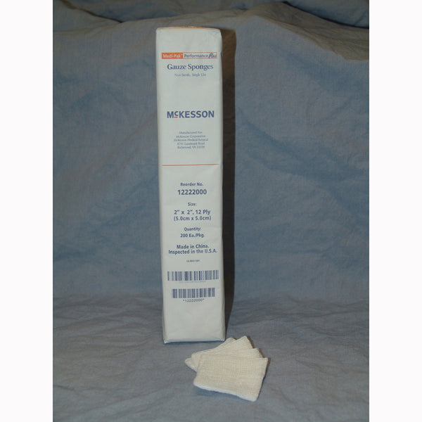 McKesson 12222000 Medi-Pak Non-Sterile Gauze Sponge-200/Pack ...