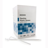 McKesson 16-9550 Flexible Drinking Straw Medi-Pak-500/Box