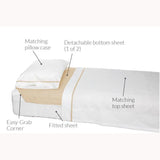 Rip n Go Home Care Incontinence Fitted Sheet Set-Single Bed