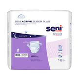 Pack of 24 SENI S-2X12-AP1 Active Super Plus Underwear-2XL