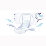 SENI S-ME25-BS1 Super Briefs for Heavy Incontinence-Medium-75/Case