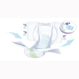 SENI S-SM25-BS1 Super Briefs for Heavy Incontinence-Small-25/Pack