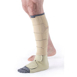 SIGVARIS 1411 Compreflex Below Knee w/ Boot-Low Stretch-Small REG-BGE