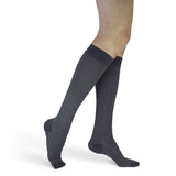 SIGVARIS 143C Microfiber Shades Calf High-Size C-Graphite Heather