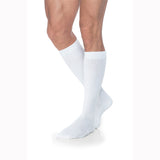 SIGVARIS 160CL00 Eversoft 8-15 mmHg Diabetic Socks-Calf-Large-White