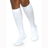 SIGVARIS 362CMSW99 20-30 mmHg Cushioned Cotton Sock-Med-Short-Black