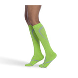 SIGVARIS 412C Traverse Calf High Socks-20-30 mmHg-Medium-Lime