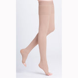 SIGVARIS 504T 40-50 mmHg Natural Rubber Open Toe Thigh High