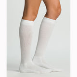 SIGVARIS 602CMLW00 18-25 mmHg Diabetic Socks-Medium-Long-White