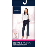 SIGVARIS 781CO Womens Eversheer Open Toe Calf High-Large Long-Cafe