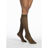 SIGVARS 781C Womens Eversheer Calf High Socks-Medium Long-Mocha