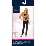 SIGVARS 781C Womens Eversheer Calf High Socks-Medium Short-Cafe