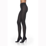 Sigvaris 841M Soft Opaque Maternity Pantyhose-Black-Long-Large