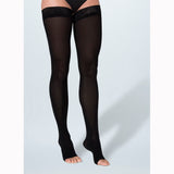 SIGVARIS 843NMSO99 30-40 mmHg Soft Opaque Thigh High-Med-Shrt-OT-Black