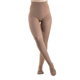 SIGVARIS 843P Womens Soft Opaque Pantyhose-Large Short-Pecan