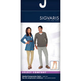 SIGVARIS 863COL Select Comfort Open Toe Calf High Plus-Med Long-Light Beige