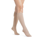 SIGVARIS 921C Mens Access Calf High Socks-Extra Large Short-Light Beige