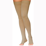 SIGVARIS 972NLLO66 20-30 mmHg Access Thigh High OT Long w/ Grip-Light Beige