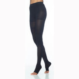 SIGVARIS 972PSSO99 20-30 mmHg Access Pantyhose-Sm-Short-Open Toe-Black