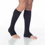SIGVARIS 973CSLO99 30-40 mmHg Access Knee High-Sm-Long-Open Toe-Black