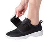 Silverts SV10250 Womens Wide Lightweight Walking Shoes-Black-7