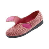 Silverts SV10350 Extra Wide Womens House Slippers-Rose-5