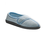 Silverts SV10360 Soft Terry Cloth Slippers-Blue-Large