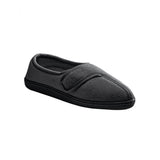 Silverts SV10360 Soft Terry Cloth Slippers-Black-Extra Large