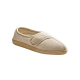 Silverts SV10360 Soft Terry Cloth Slippers-Taupe-Large