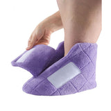 Silverts SV10390 Womens Extra Wide Swollen Feet Slippers-Mauve-Extra Large