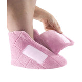 Silverts SV10390 Womens Extra Wide Swollen Feet Slippers-Baby Pink-Medium