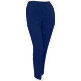 Silverts SV13090 Womens Pull On Pants-Elastic Waist Polyester Pants-Navy-16