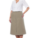 Silverts SV13130 Womens Conventional Elastic Waist Skirt-Taupe-14