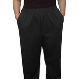 Silverts SV13410 Winter Weight Elastic Waist Pants w/ Pockets-Black-10 P