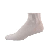 Silverts SV19070 Diabetic Socks-Stretchy Ankle Comfort Socks-White-Regular