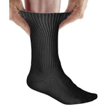 Silverts SV19110 Womenss Simcan Comfort Diabetic Sock-Black-Regular