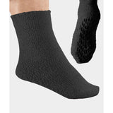 Silverts SV19140 Best Gripper Hospital Socks Men & Women-Slipper Socks-Black