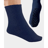 Silverts SV19140 Best Gripper Hospital Socks Men & Women-Slipper Socks-Navy