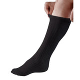 Silverts SV19180 Womens Lightweight Stretch Socks 2-Pack-Black-Extra Large