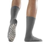 Silverts SV19220 Non Slip Resistant Grip Socks-Grey-Med