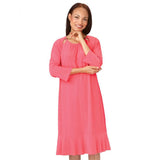 Silverts SV21010 Super Soft Comfort Easy Adaptive Womens Dress-Living Coral-LGE