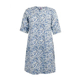 Silverts SV21160 Open Back Adaptive Dress for Women-Estate Blue-Large