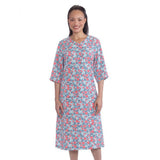 Silverts SV21160 Open Back Adaptive Dress for Women-Mist-Extra Large