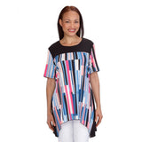 Silverts SV22010 Ladies Slimming Draped Open Back Top